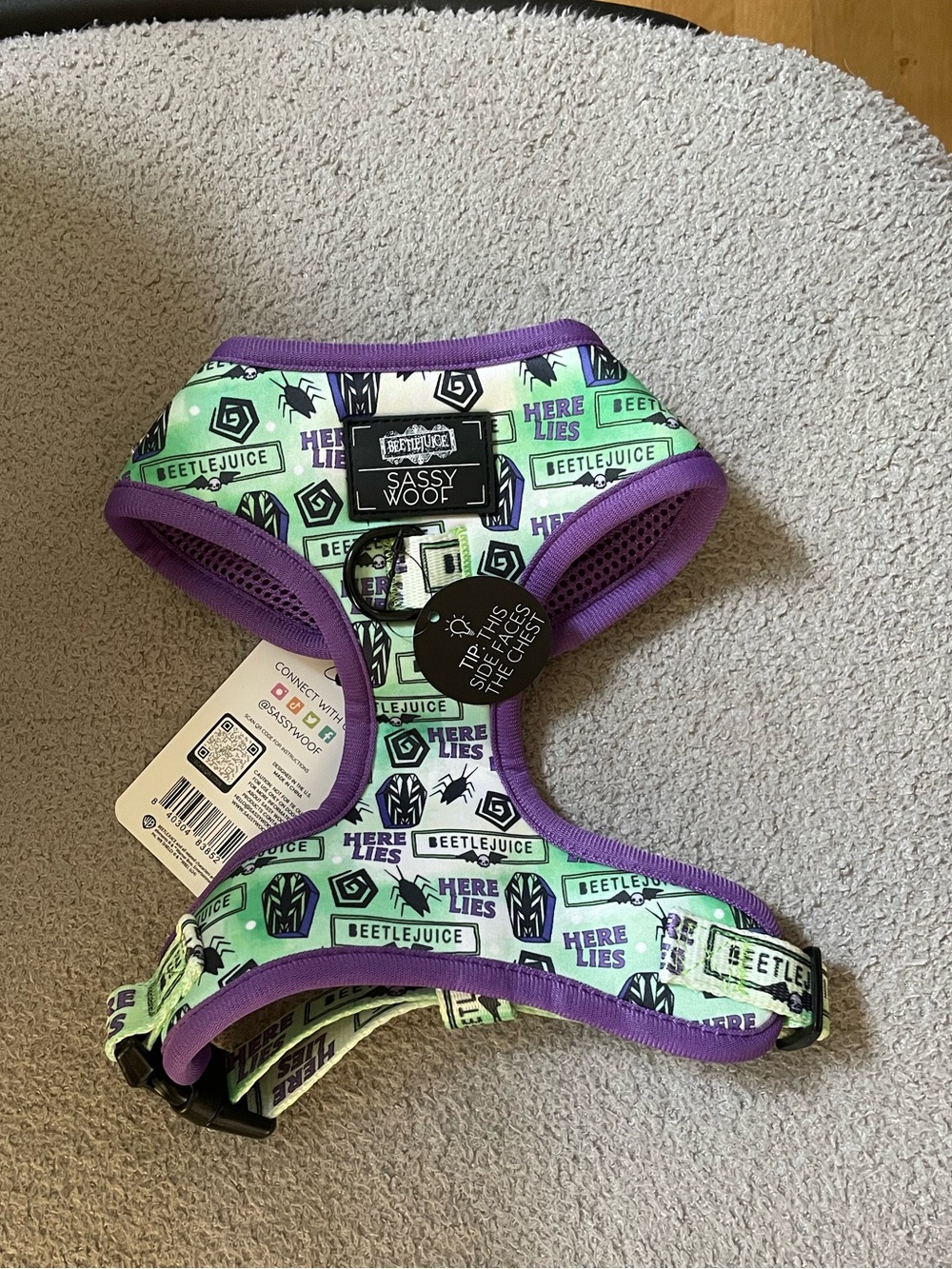 Sassy Woof Beetlejuice Dog Harness